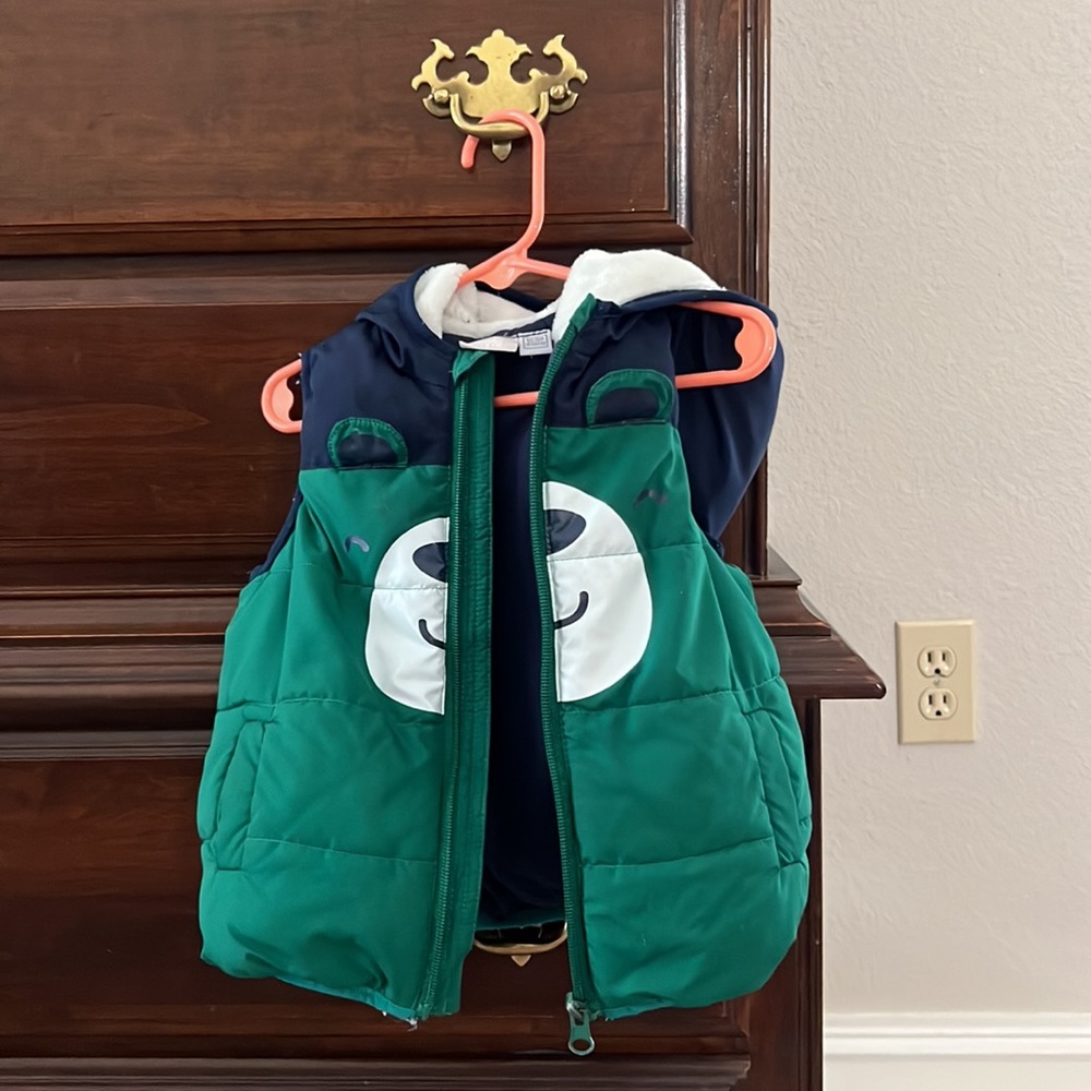 Toddler Chicco Bear Puffer Vest - Picture 3 of 3